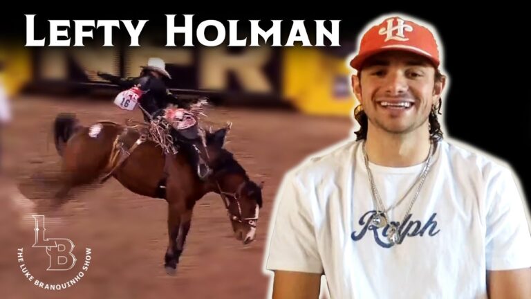 Pro Saddle Bronc Rider & Rodeo Star: LEFTY HOLMAN